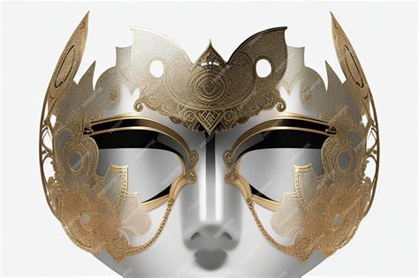 Premium Photo | Opera Mask Isolated on Transparent Background Generative AI