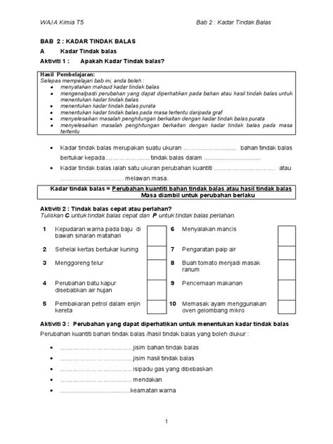 306370581 2 Kadar Tindak Balas Modul Ok Pdf