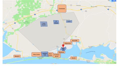 Eglin Afb Florida Map