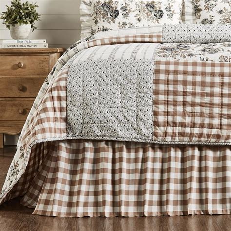 Annie Buffalo Portabella Check Queen Bed Skirt X X By April