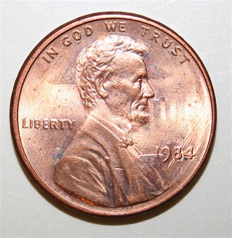 1984 Lincoln Cent Die Clash Obverse Nice Die Clash Or Pri Flickr