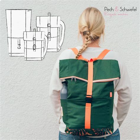 Schnittmuster Rucksack Nepal Von Pech Schwefel