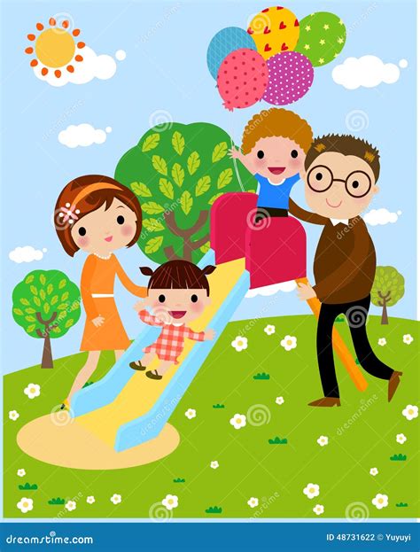 Family Playing Isometric Flowchart Vector Illustration | CartoonDealer ...