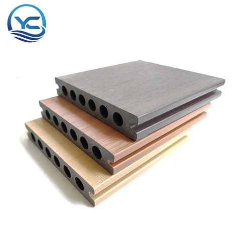 Wood Grain Texture Wpc Hollow Composite Decking Mm China Wpc