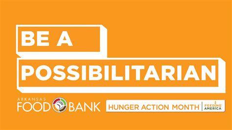 September Is Hunger Action Month Arkansas Foodbank