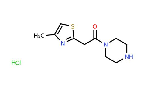 CAS 1052549 44 6 2 4 Methyl 1 3 Thiazol 2 Yl 1 Piperazin 1 Yl