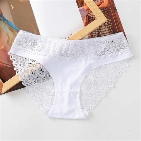 Hot Women Seamless Underwear Sexy Lace Lingerie Knickers Ice Silk Panties Briefs Ebay