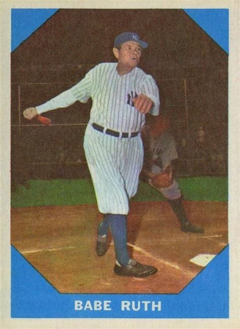 1960 Fleer Baseball Greats Babe Ruth 3 Baseball VCP Price Guide