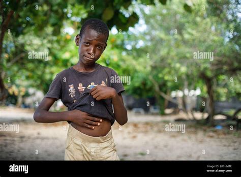 12092022 Dominican Republic Macao Portrait Of An Hungry African Boy