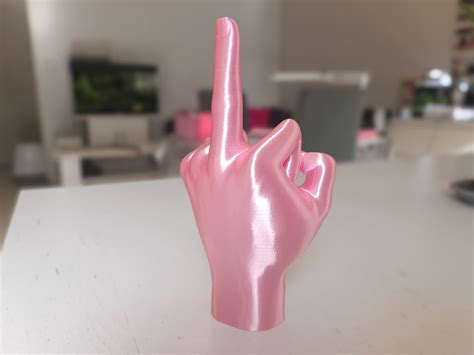 Bold Statement Fuck You Middle Finger D Printed Decoration Express Yourself With Boldness