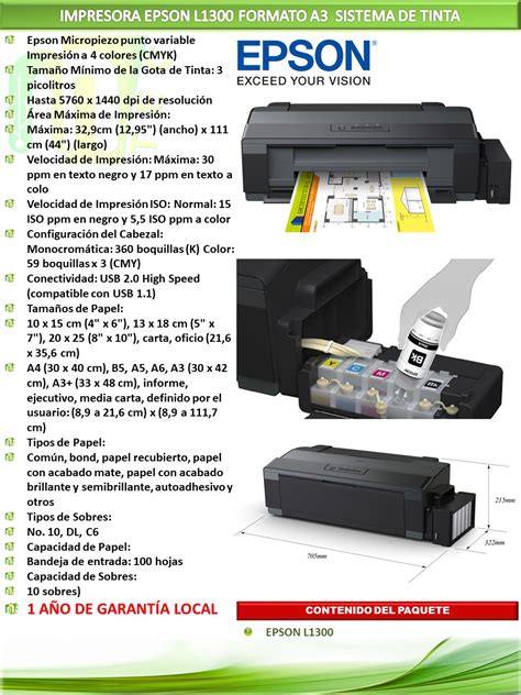 Epson L Con Sistema De Tinta Mtec