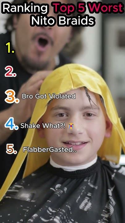 Top 5 WORST Nito Braids #funny #braids #ranking #cooked #shorts - YouTube