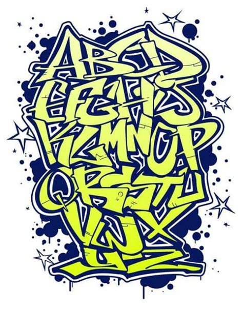 Graffiti Font Hand Written Vector Alphabet Stock Vector By 49 Off