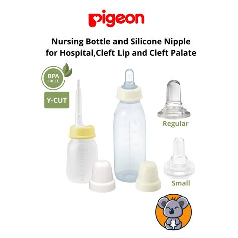 Pigeon Nursing Bottle And Silicone Nippleregular And Small For Hospital