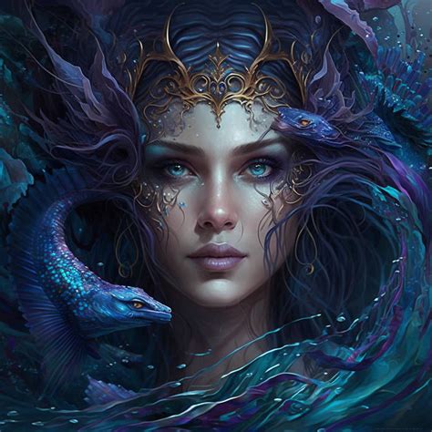 Oceanic Goddess Tiamat By Shiningdarkness108 On Deviantart
