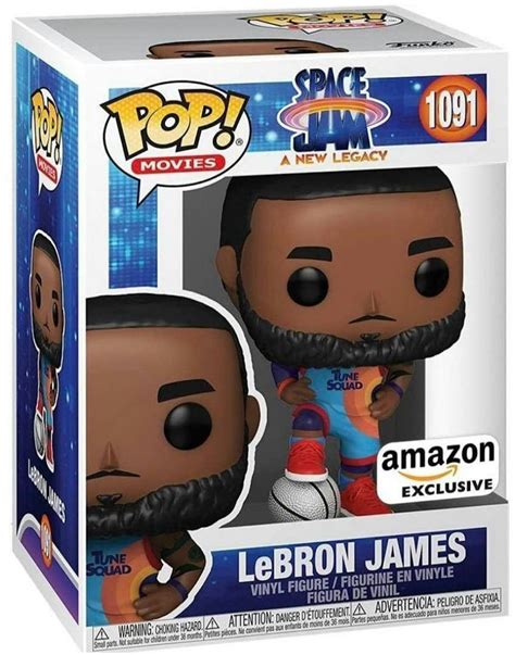 funko pop movies space jam   legacy lebron james amazon exclusive