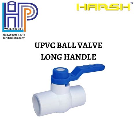 Water White Long Handle UPVC Ball Valve Valve Size 15 Mm At Rs 107 50