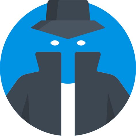 Invisible Man Detailed Flat Circular Flat Icon