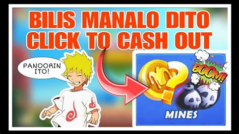 BILIS MANALO CLICK TO CASH OUT SAGANA GAME TEKNIK YouTube