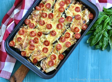 Baked Pasta With Pesto And Eggplant Not Enough Cinnamon Recipe Easy Casserole Recipes