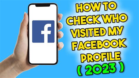 How To Check Who Visited My Facebook Profile 2023 YouTube