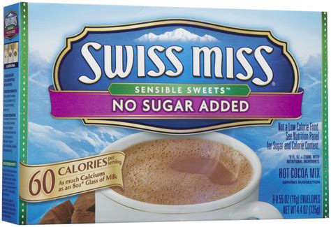 Swiss Miss No Sugar Hot Cocoa Drink Mix Packets Oz Ea Boxes