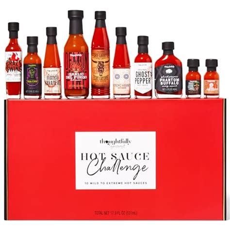Thoughtfully Gourmet Hot Sauce Challenge Set Hot Sauce Want It All