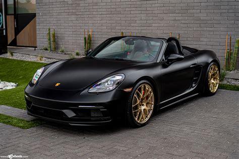 Porsche Cayman Gts Ruger Mesh Brushed Polished Gold Bullion Avant