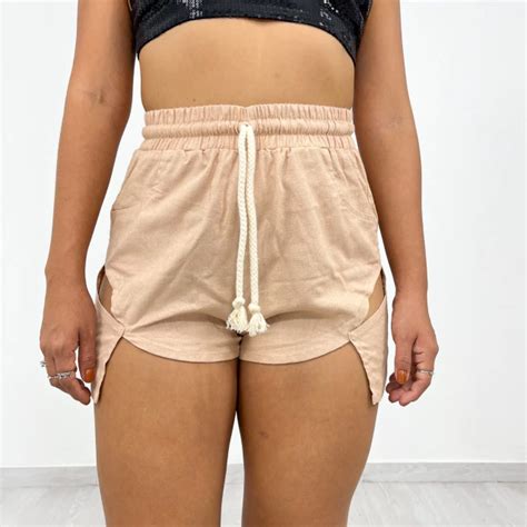 Short Elástico Egito Nude Onshop Collection