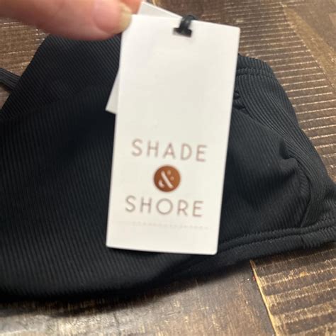 Shade Shore Bikini Swim Top Black Super Cute Depop