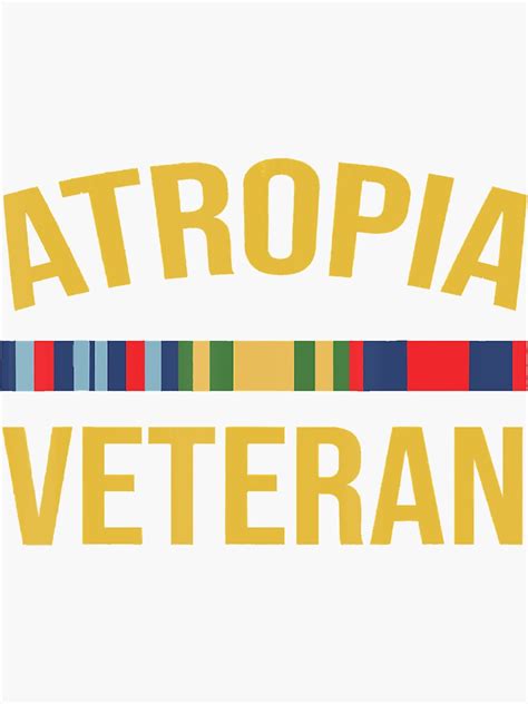 "Atropia Veteran Flag Veteran Day Fathers Day Atropia " Sticker for ...