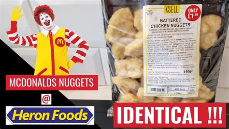 Are These Really Mcdonalds Chicken Nuggets At Heron Foods Food Review Air Fryer And Oven