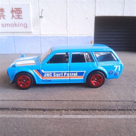 Jual Hot Wheels Hotwheels Loose Datsun Bluebird Wagon Jdm Japan Blue Biru Jnc Surf