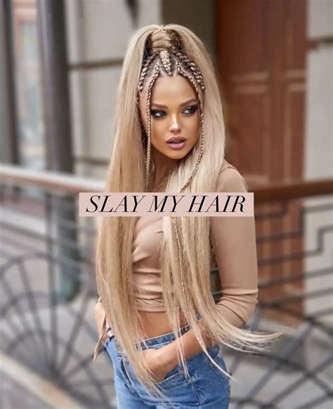 Hot Blonde Barbie Behaviour Jet Set Babe Synthetic Braid Wig Slaylebrity