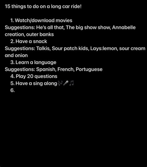 15 Things To Do On A Long Car Ride Long Car Rides Car Ride Vacation