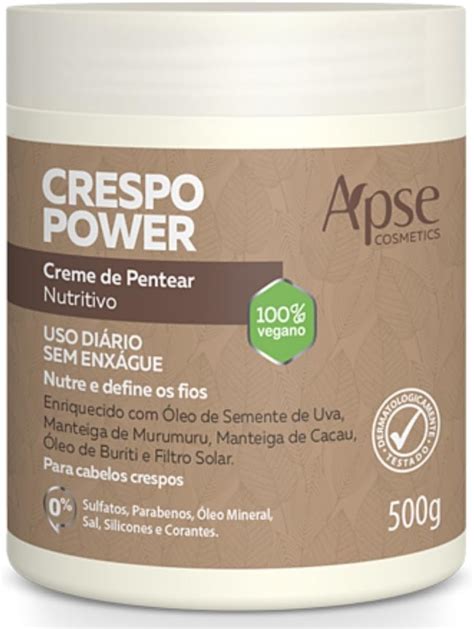 Creme De Pentear Nutritivo Crespo Power G Apse Cosmetics Amazon