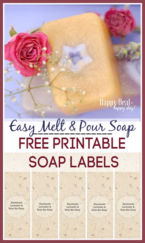 Create Beautiful Melt Pour Soap With Essential Oils Free Printable