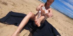 Letting Horny Strangers Watch Me Stuff My Swimsuit In My Ass On Public Beach Tnaflix