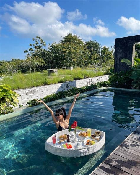 Photo Of Nana After School Healing At Villa Bali Wearing Bikini Showing Body Goals And Tattoos