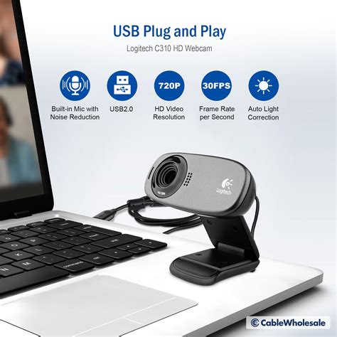 Logitech C310 HD Webcam USB