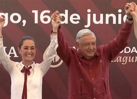 AMLO asegura que con Claudia Sheinbaum no habrá retrocesos Gerardo