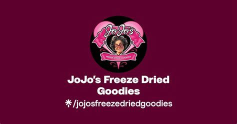 Jojos Freeze Dried Goodies Instagram Facebook Linktree