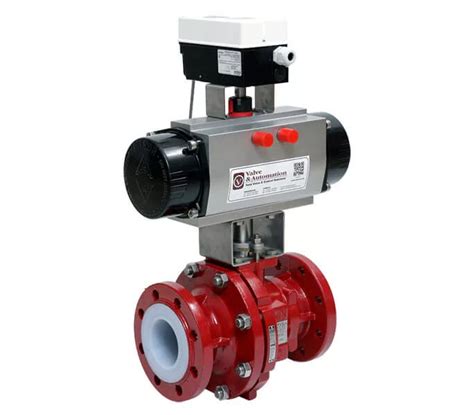 Richter KN PFA Lined Ball Valve Valve Automation