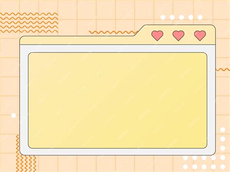 Premium Vector Retro Computer Browser Window In Vaporwave 90s Style