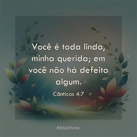Cânticos 4 7 Significado - Cânticos 4:7