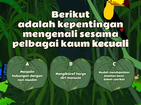 Al Quran Kepelbagaian Bangsa Dalam Islam Quiz