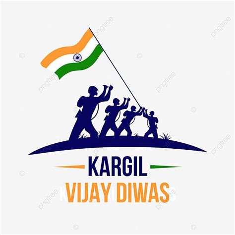 White Silhouette Transparent Background Kargil Vijay Diwas White