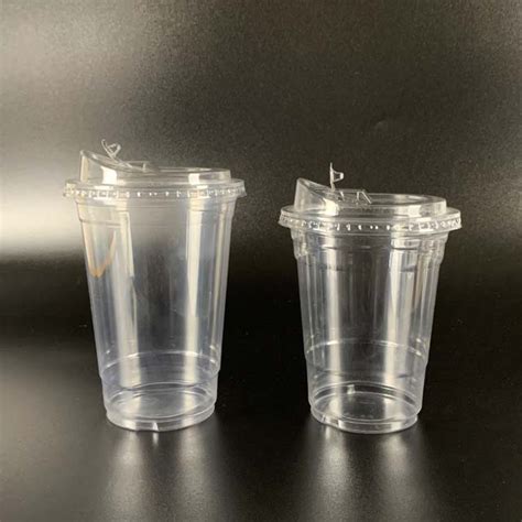 Plastic Cup Pet Clear Cup Sipper Lid Syarikat Perniagaan Wakim