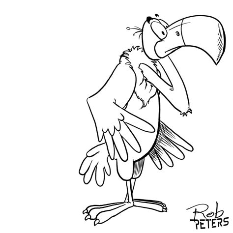Daily Drawing Vulture 7 Rob Peters Illustration Blogrob Peters