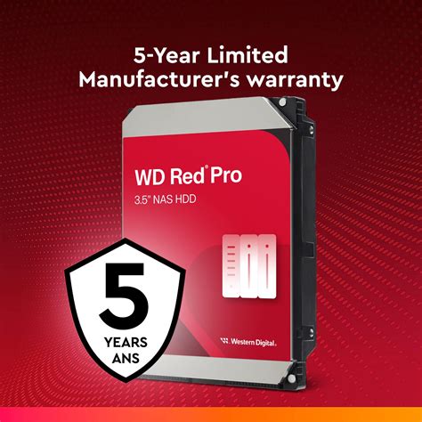 WD Red Pro Enterprise NAS Hard Drive 10TB (SATA-6G, NAS-3D, 5PK) (WD-RP-10TB-SATA-6G-NAS-3D-5PK)